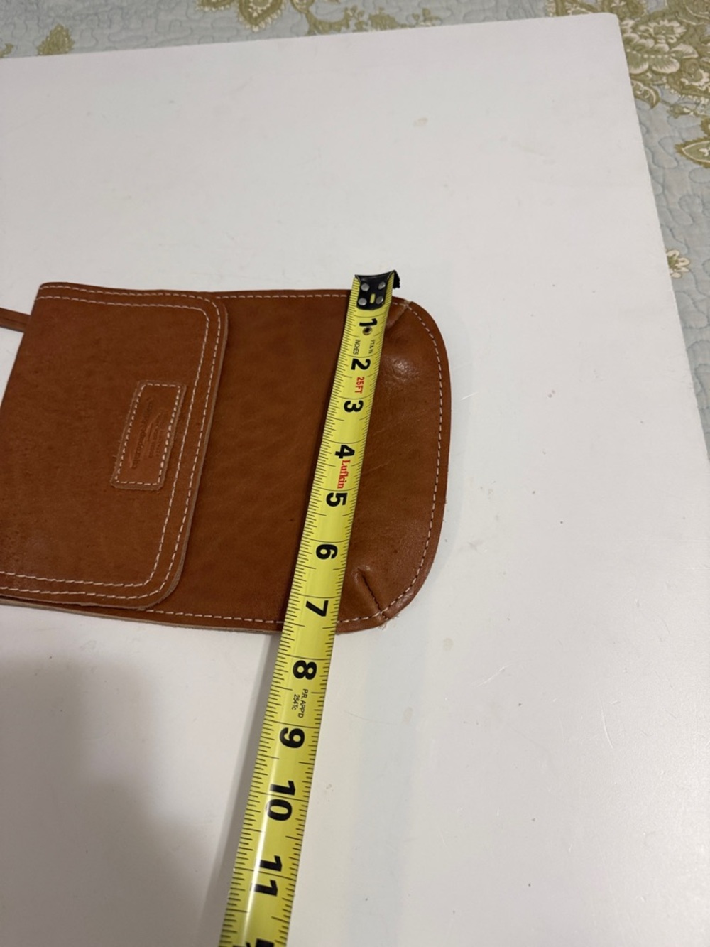 Cueropapel  & tijera Brown Leather Crossbody Bag - Picture 11 of 12